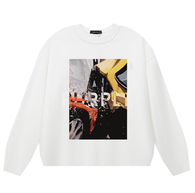 Purple Brand Logo Printed Sweatshirt