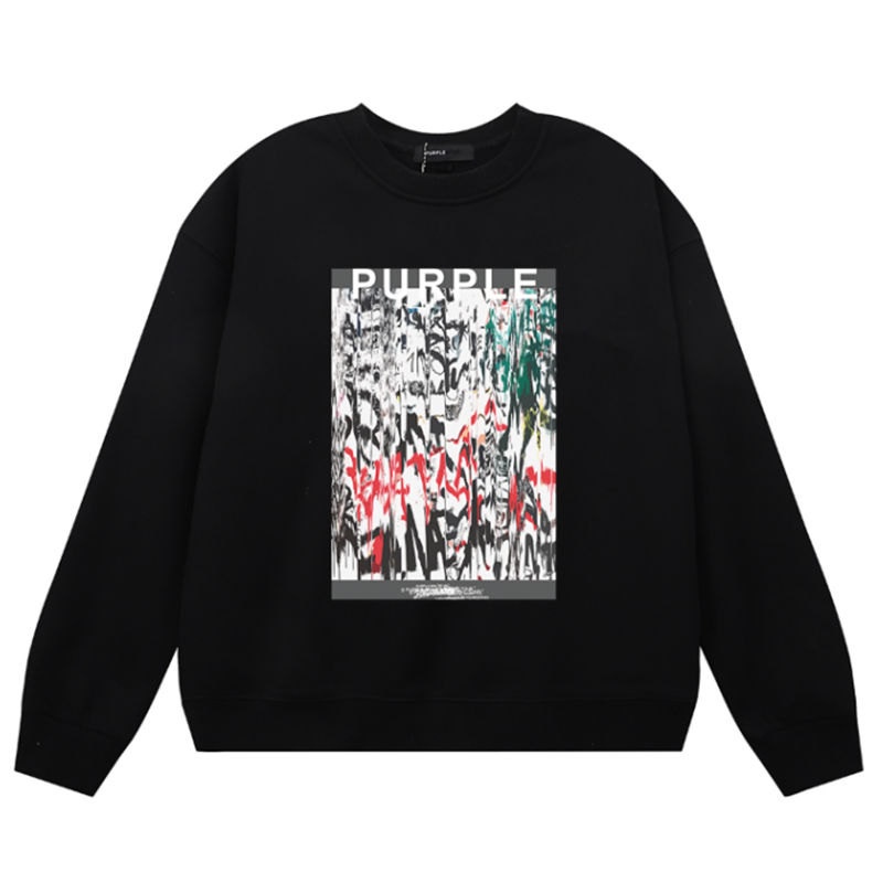 Purple Brand Logo Printed Sweatshirt