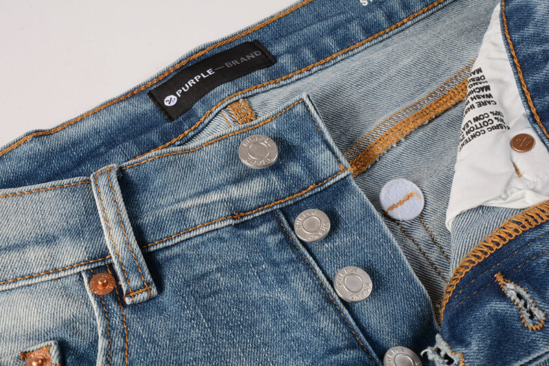 Purple Brand Jeans #9016 – Skinny Fit Distressed Denim