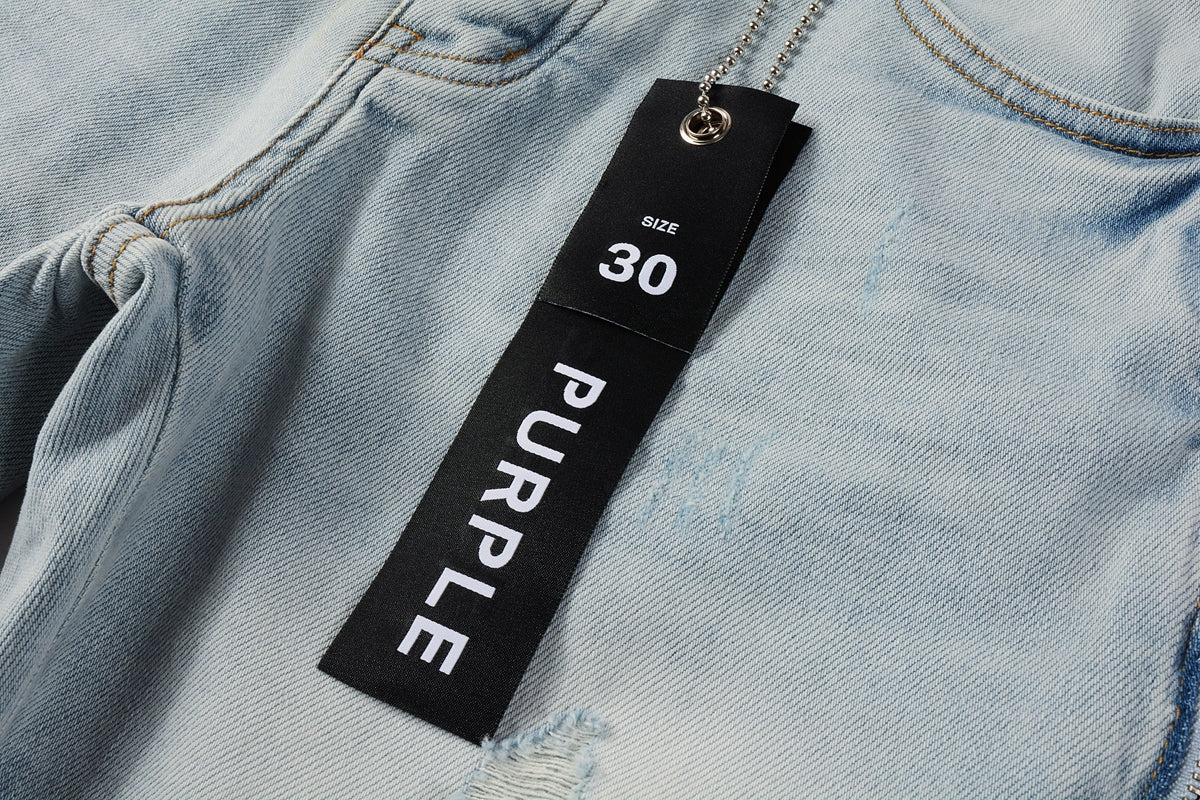 Purple Brand Denim Shorts #5086 | Relaxed Fit Cotton