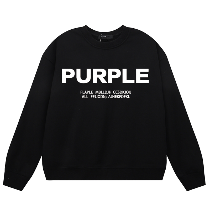Purple Brand Logo Printed Sweatshirt