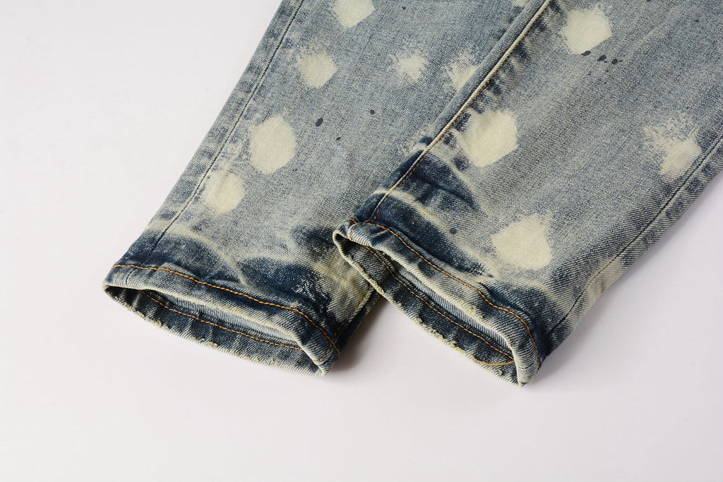 Purple Brand Jeans #9092 | Skinny Fit Distressed Denim