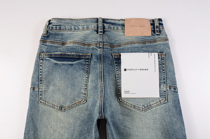 Purple Brand Jeans #9015 – Skinny Fit Scratched Denim