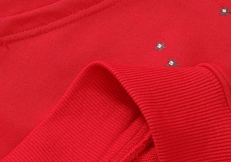 Sp5der 555555 Angel Number Hoodie – Red Premium Streetwear Sweatshirt