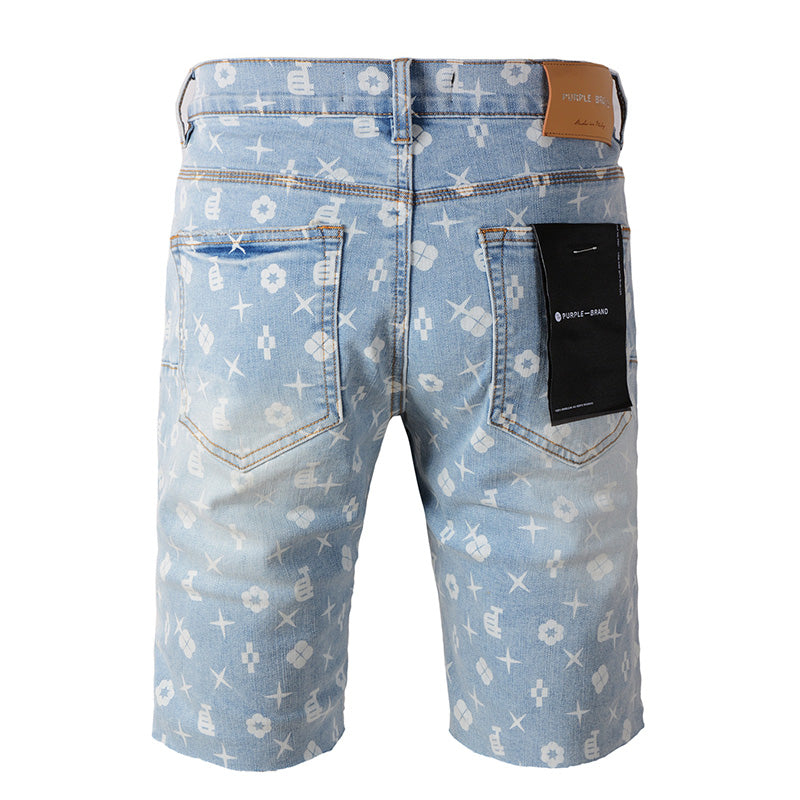 Purple Brand Denim Shorts #5089 | Relaxed Fit Cotton