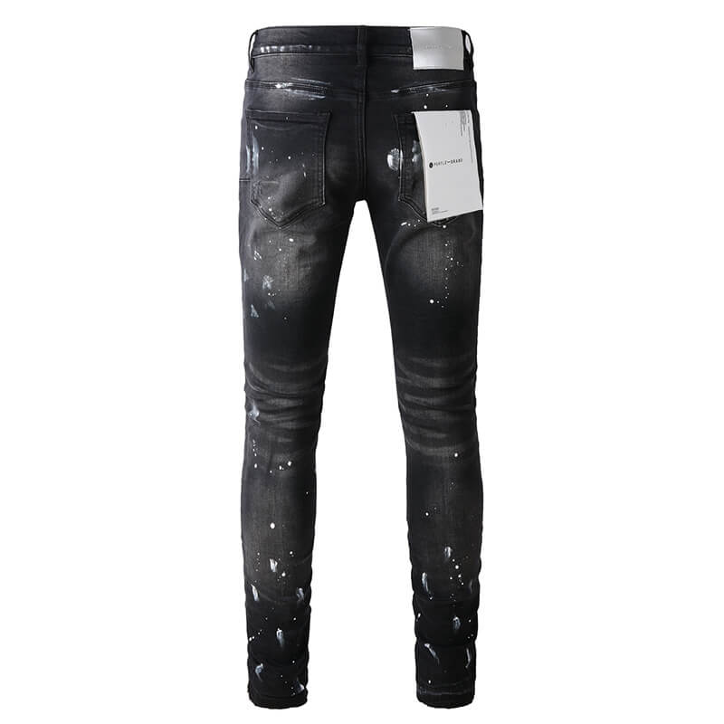 Purple Brand Jeans #9002 – Skinny Fit Distressed Denim