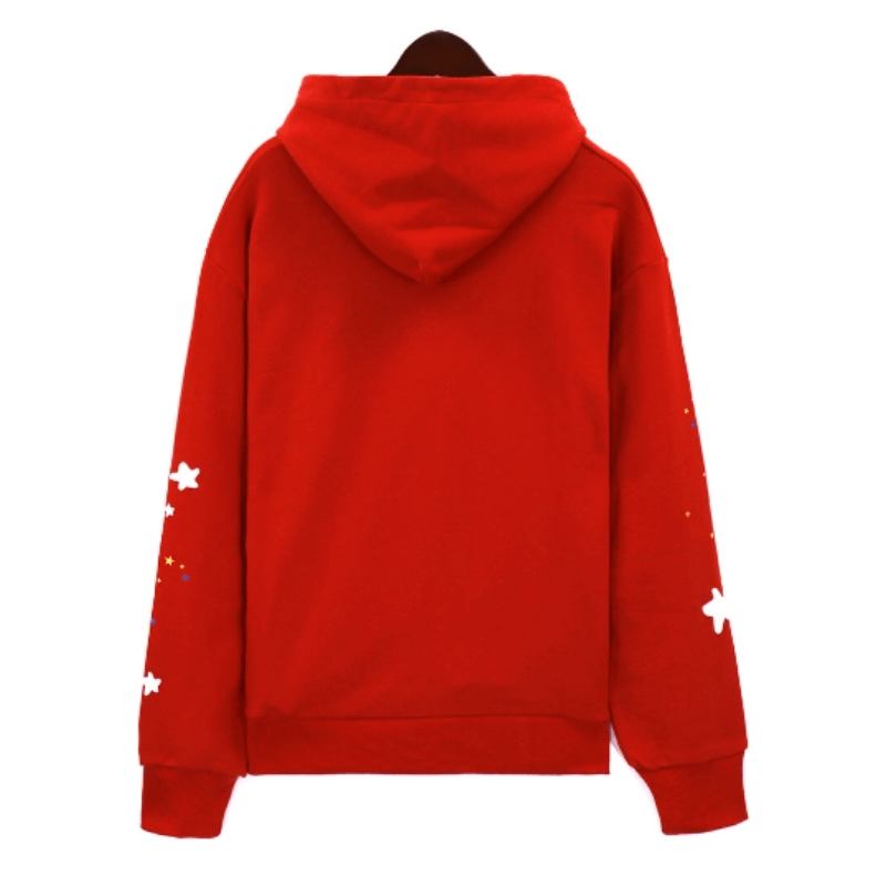 Sp5der Spider Web Hoodie – Red Premium Streetwear Sweatshirt