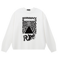 Purple Brand Logo Printed Sweatshirt (White)