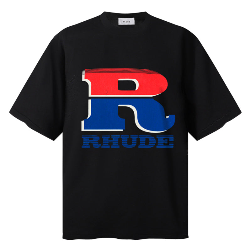 Rhude Split Petrol Logo Tee