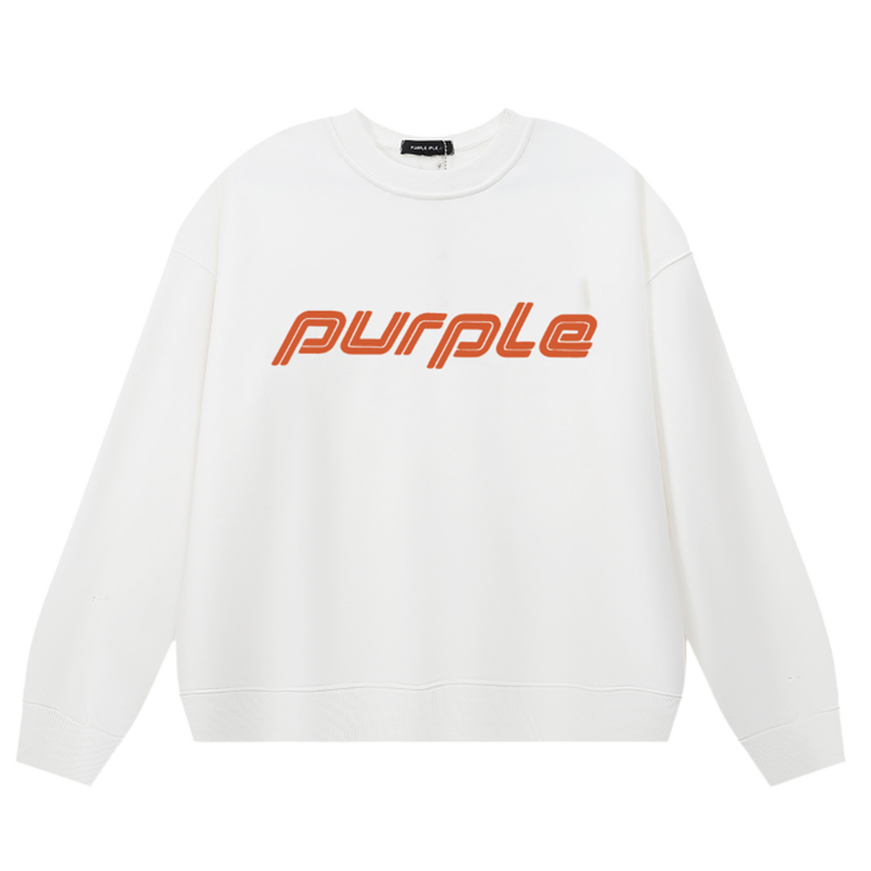 Purple Brand Logo Printed Sweatshirt