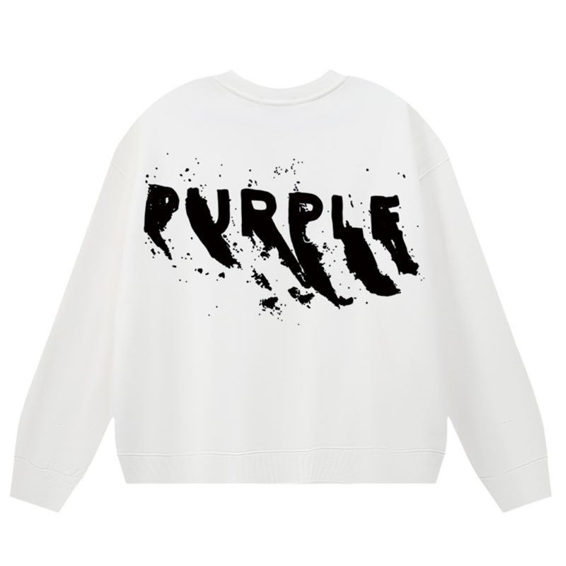Purple Brand Logo Printed Sweatshirt
