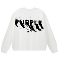 Purple Brand Logo Printed Sweatshirt