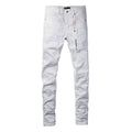 Purple Brand Jeans #9024 – Skinny Fit Distressed Denim