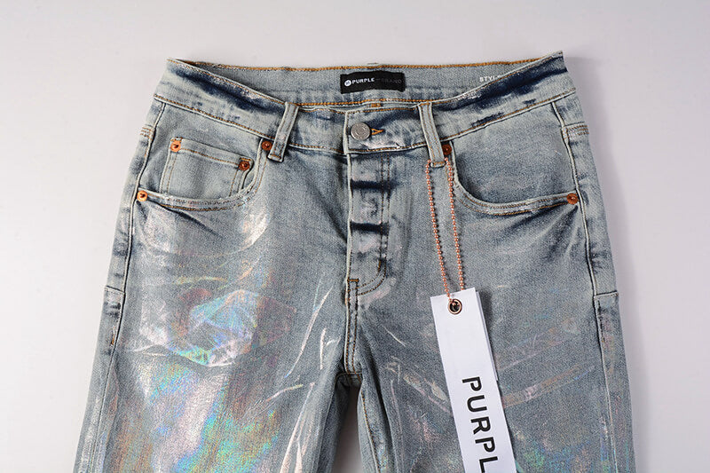 Purple Brand Jeans #9005 – Skinny Fit Distressed Denim