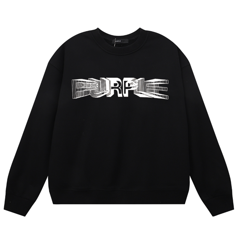 Purple Brand Logo Printed Sweatshirt