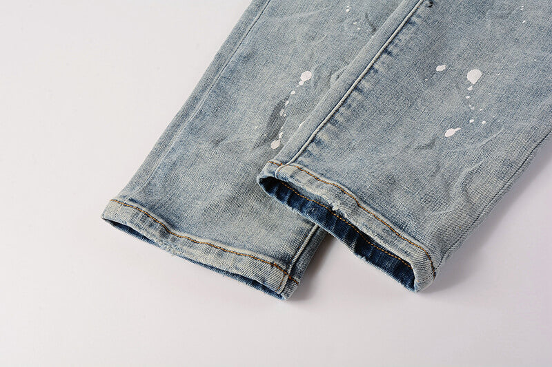 Purple Brand Jeans #9003 – Skinny Fit Distressed Denim
