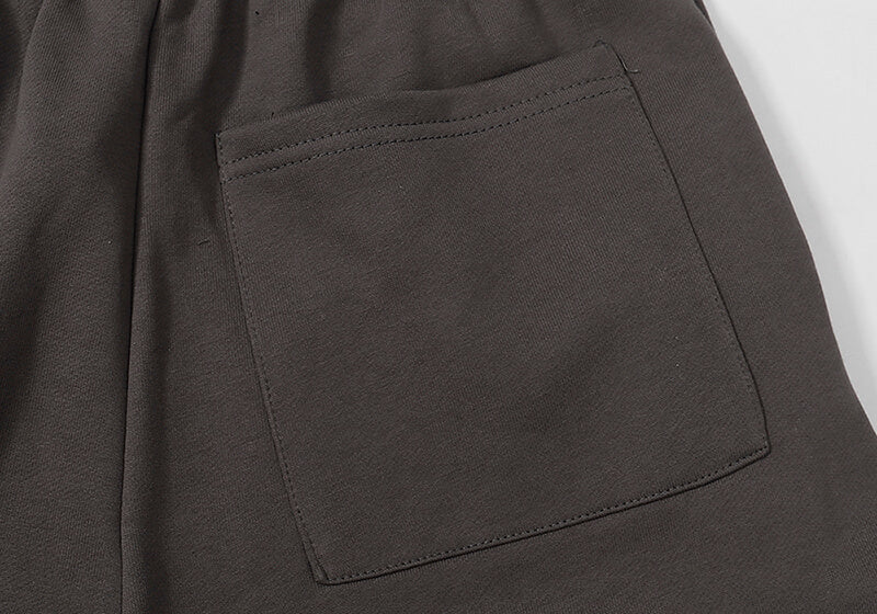Sp5der Logo Foam Print Jogger Pants – Brown