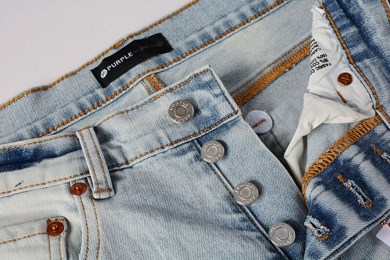 Purple Brand Jeans #9006 – Skinny Fit Distressed Denim
