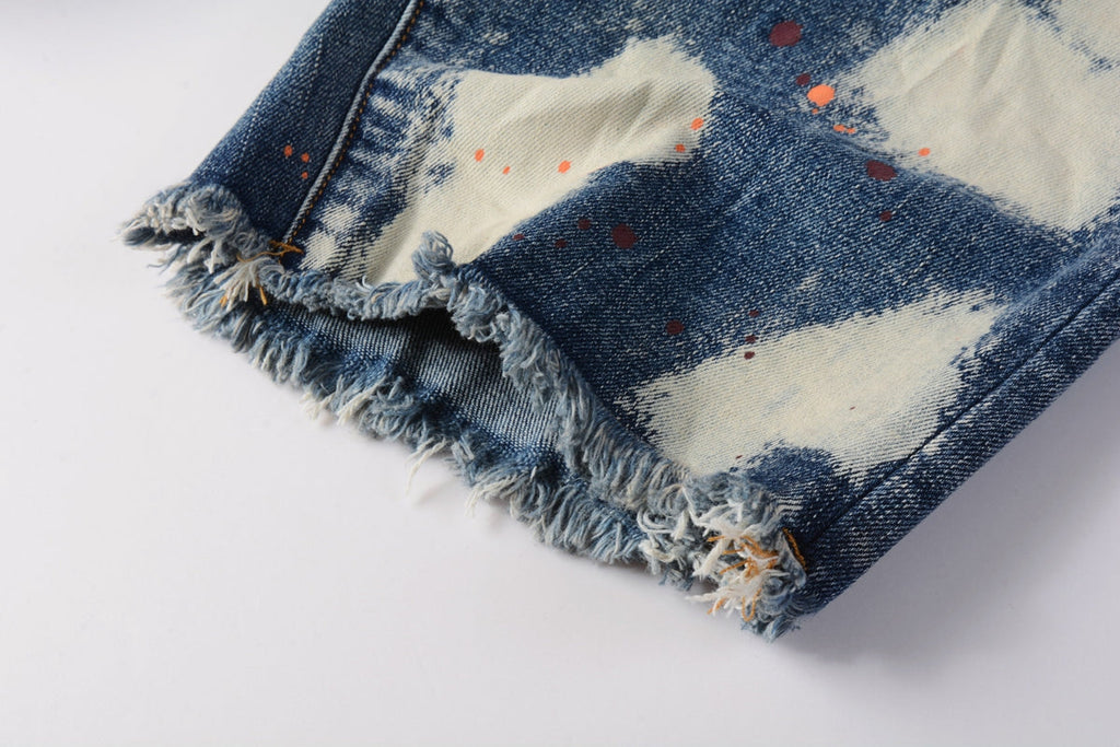 Purple Brand Relaxed Fit Denim Shorts