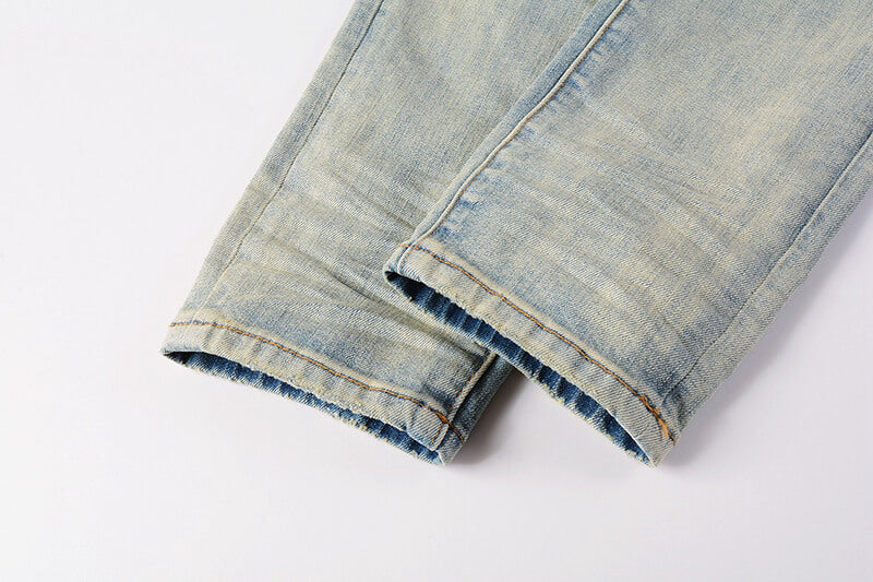 Purple Brand Jeans #9007 | Skinny Fit Scratched Denim