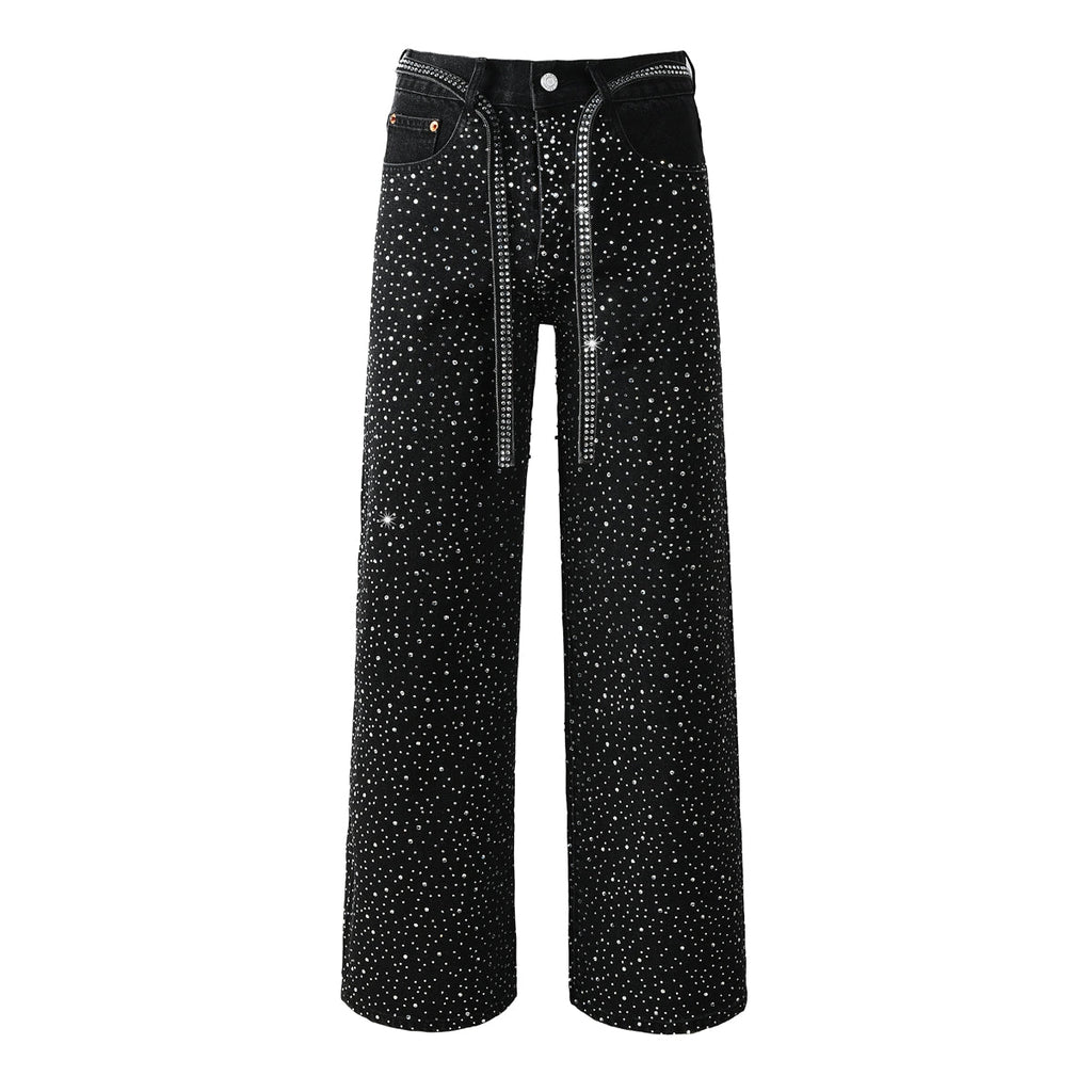 Purple Brand Crystal Diamond Skinny Jeans #9128