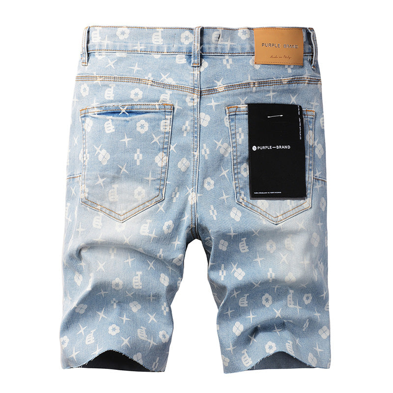 Purple Brand Denim Shorts #5089 | Relaxed Fit Cotton