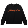 Purple Brand Logo Printed Sweatshirt