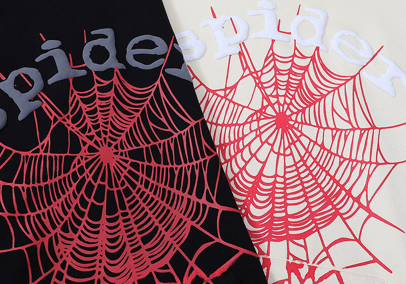 SP5DER Thug Spider Graphic Hoodie – Black