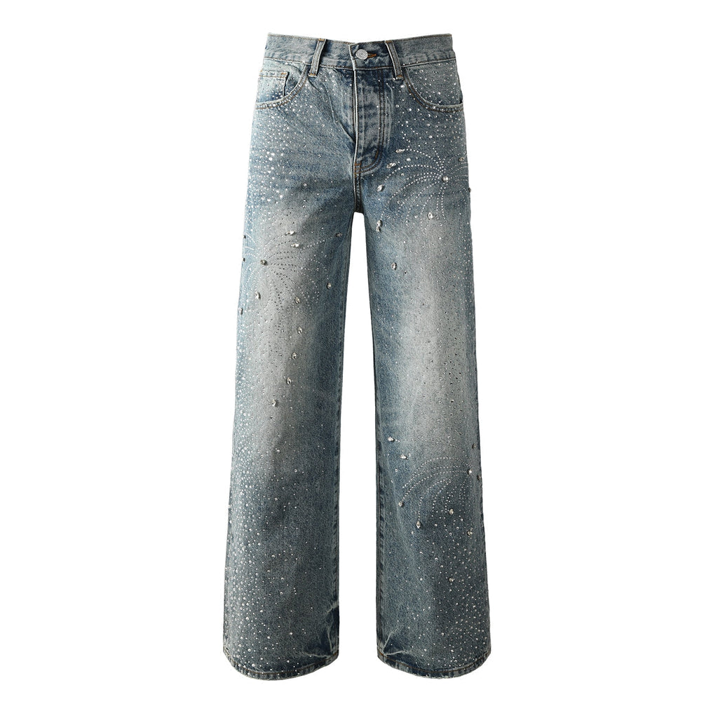 Purple Brand Crystal Diamond Skinny Jeans #9129