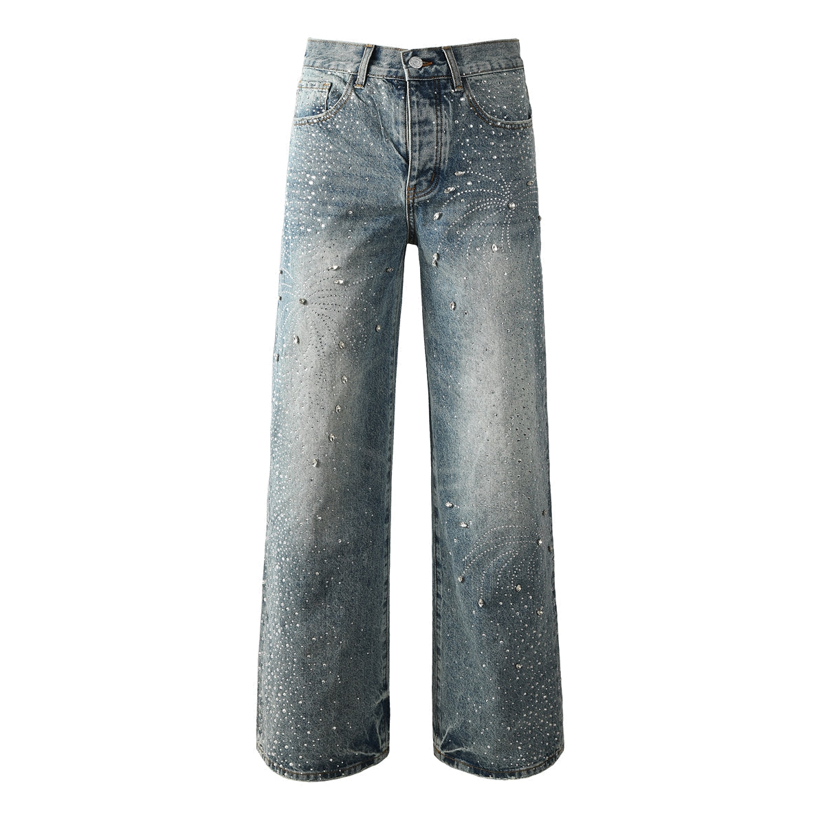 Purple Brand Crystal Diamond Skinny Jeans #9129