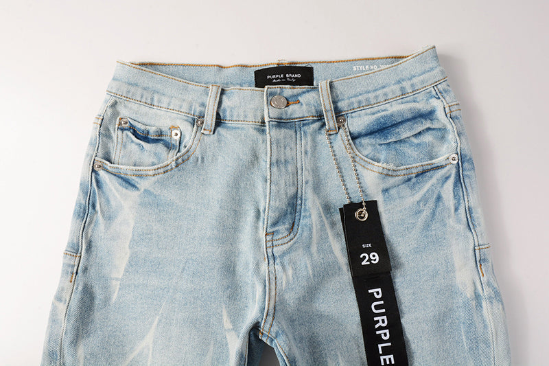 Purple Brand Relaxed-Fit Denim Shorts #5069