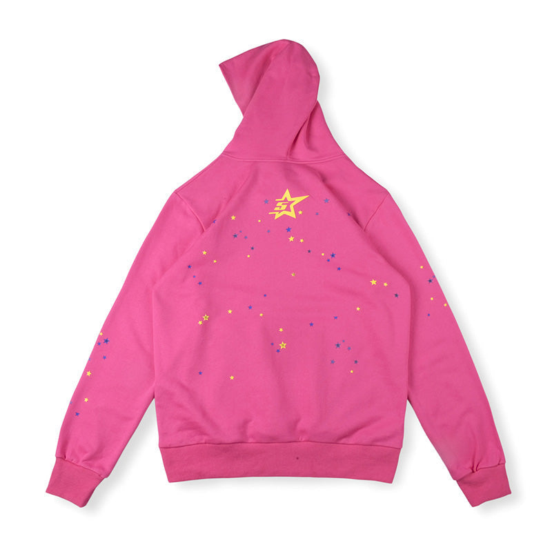 Sp5der Young Thug Punk Hoodie – Pink Premium Streetwear Sweatshirt