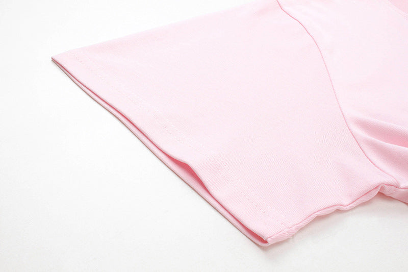 Sp5der Atlanta Print T-Shirt – Pink Streetwear Graphic Tee
