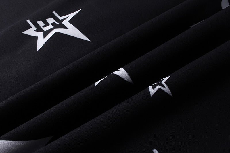 Sp5der Star Pattern Short-Sleeve Shirt – Premium Streetwear Graphic Tee