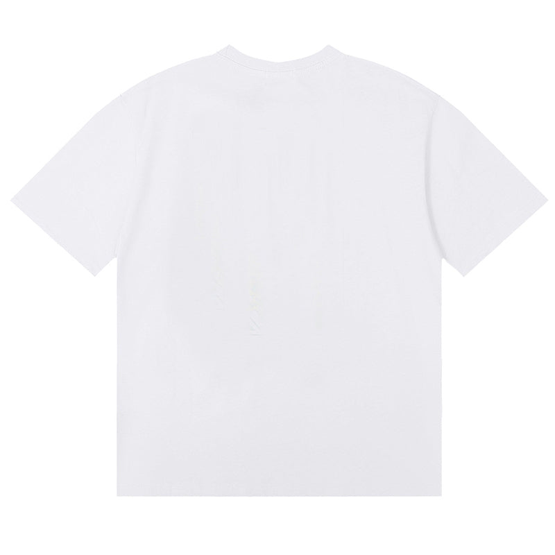 Purple Brand Logo Print T-Shirt | Black & White