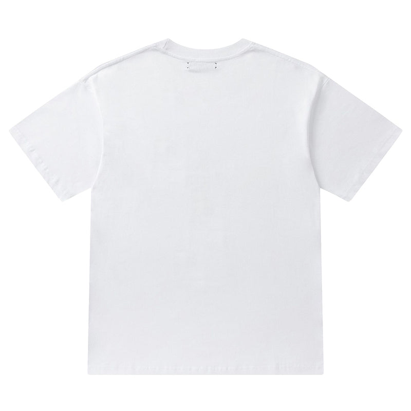 AMIRI Staggered Logo Print Cotton Jersey T-Shirt