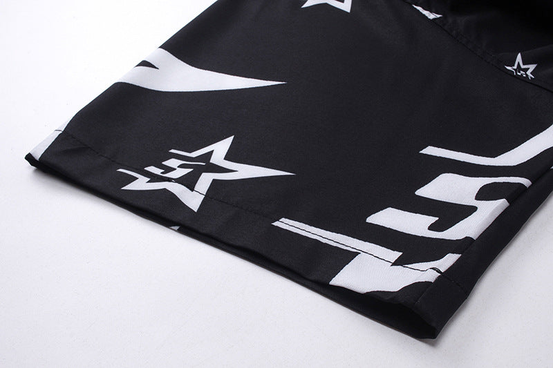 Sp5der Star Pattern Short-Sleeve Shirt – Premium Streetwear Graphic Tee