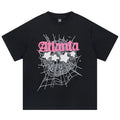 Sp5der Atlanta Print T-Shirt – Black Streetwear Graphic Tee
