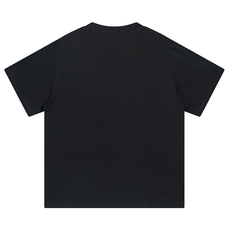 Sp5der Atlanta Print T-Shirt – Black Streetwear Graphic Tee