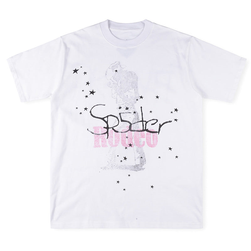 Travis Scott Cactus Jack x SP5DER Days Before Rodeo II T-Shirt – White