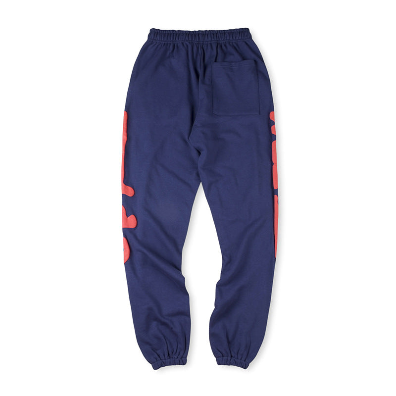 Sp5der Red Foam Printing Pant Navy #8151