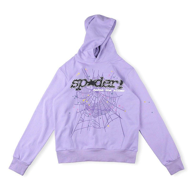 Sp5der Spider Web Hoodie – Purple
