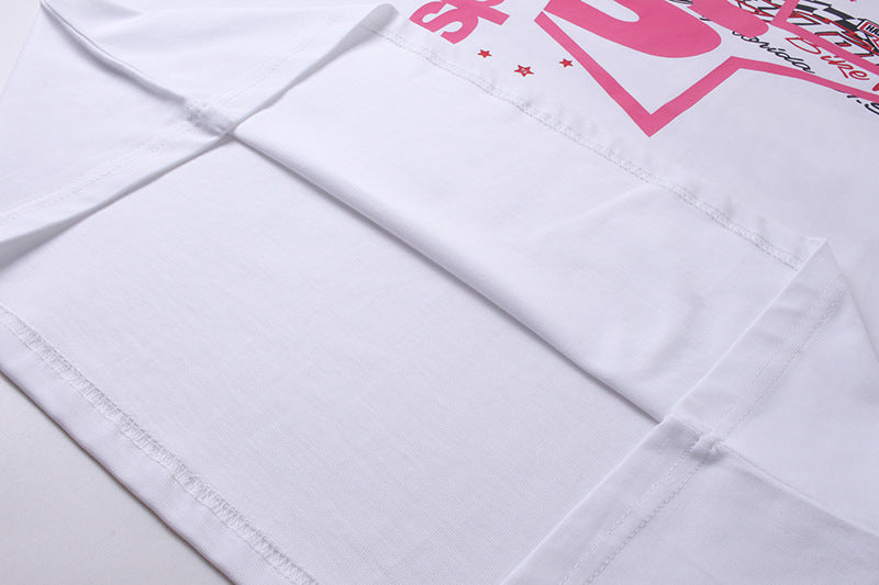 Sp5der x Harley Davidson Vintage T-Shirt – White Streetwear Graphic Tee