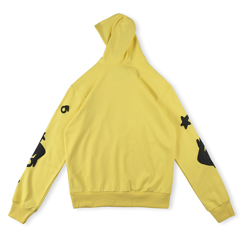 Sp5der Beluga Hoodie – Yellow Premium Streetwear Sweatshirt