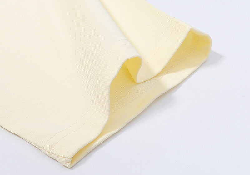 RHUDE Graphic T-Shirt | Premium Cotton Tee in Apricot, White & Black