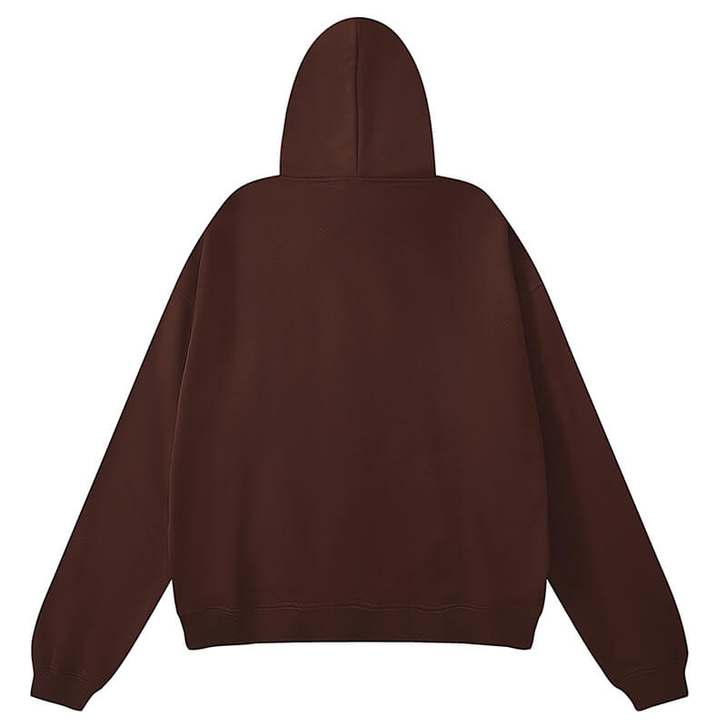 Sp5der 555555 Angel Number Hoodie – Brown Premium Streetwear Sweatshirt