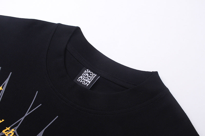 SP5DER Young Thug Punk Graphic T-Shirt – Black