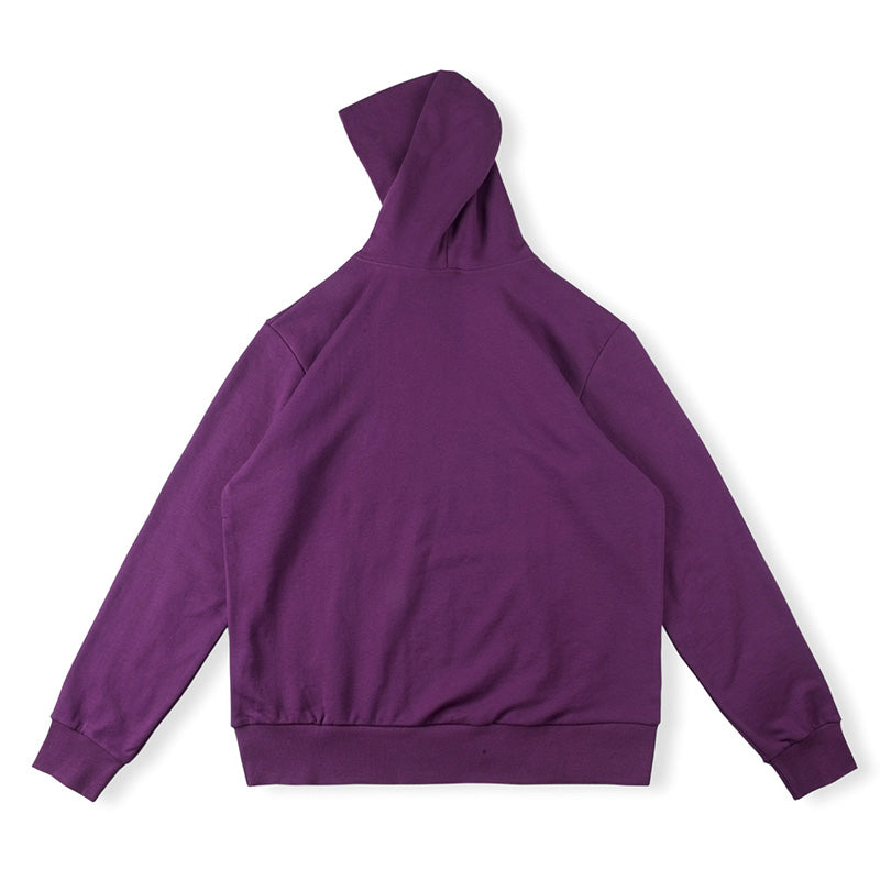 Sp5der Web Print Gothic Punk Hoodie – Purple Premium Streetwear Sweatshirt