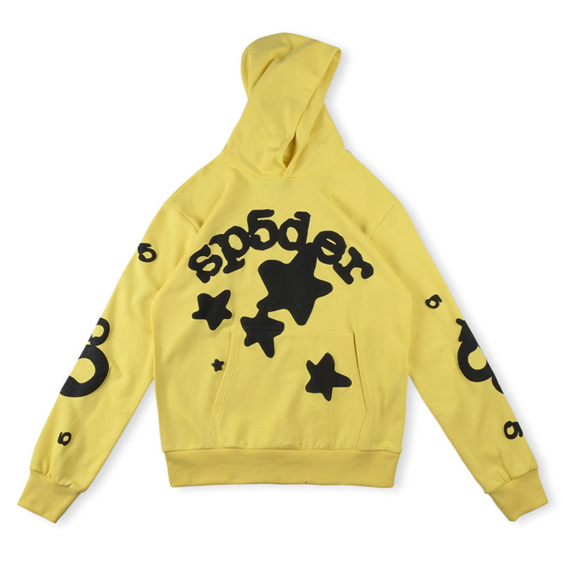 Sp5der Beluga Hoodie – Yellow Premium Streetwear Sweatshirt