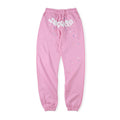 Sp5der White Foam Printing Pant Pink #8151